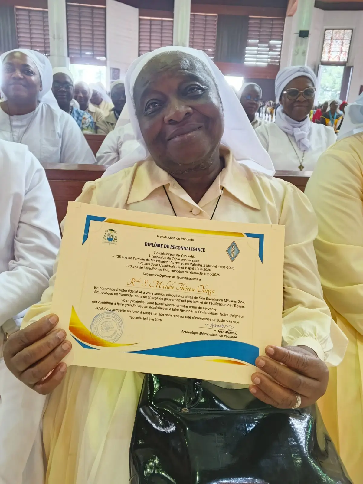 Communication catholique au Cameroun : hommage de l’Eglise à Sr Michèle Thérèse Olinga